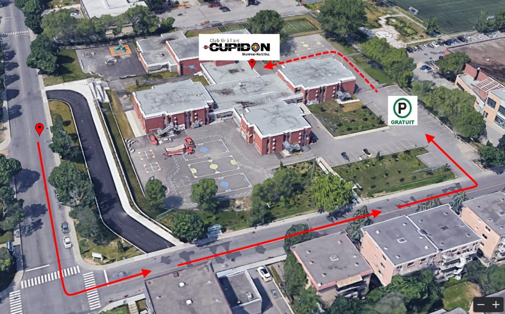 Le club de tir à l'arc Cupidon est situé derrière l'école élémentaire Gerald McShane. Le stationnement situé derrière l'école est gratuit.